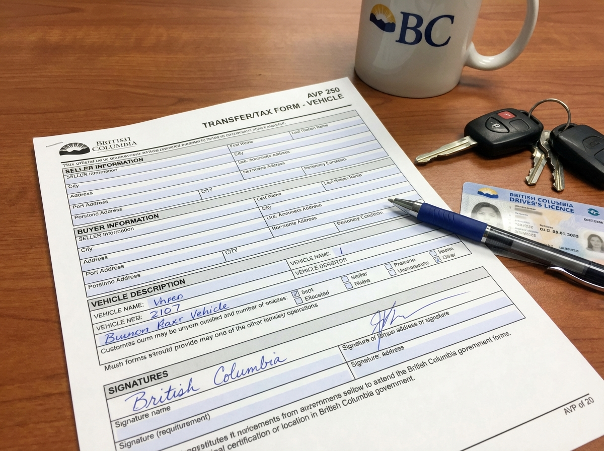 Lost Your APV250? Here's How to Sell Your Car in BC Without It