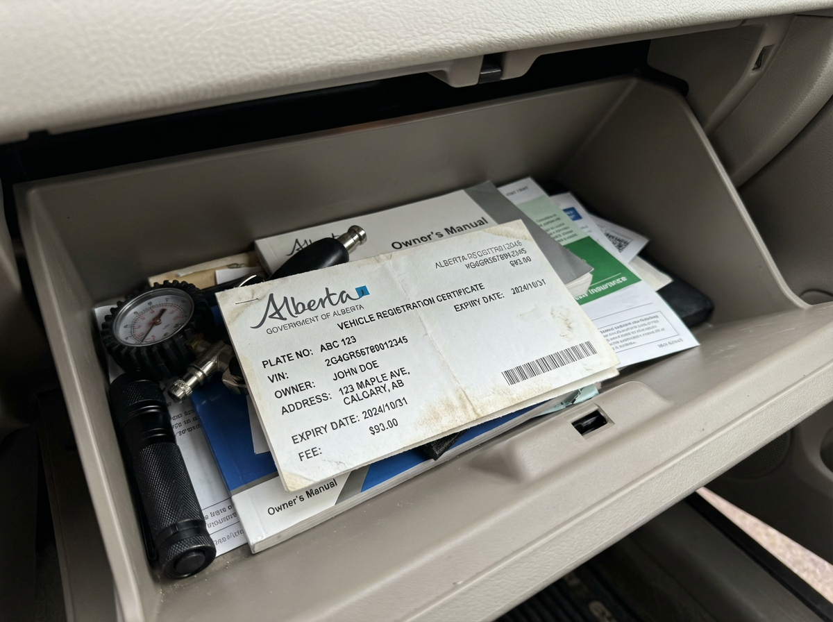 Lost Your Vehicle Registration in Alberta? Here's How to Get a Replacement